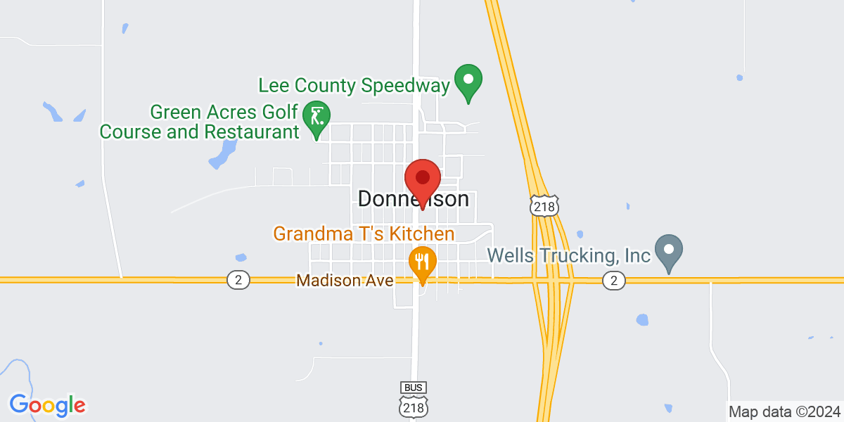 Map of Donnellson Public Library